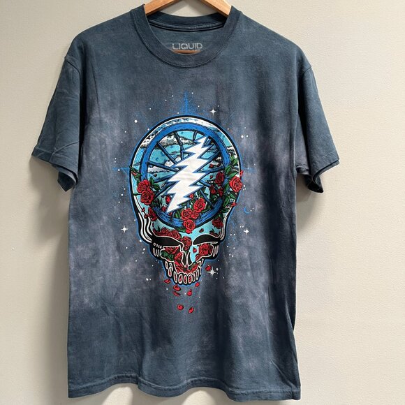 Liquid Blue Steelie Lightening Bold Grateful Dead Tie Dye Wheel New Medium - Picture 2 of 4